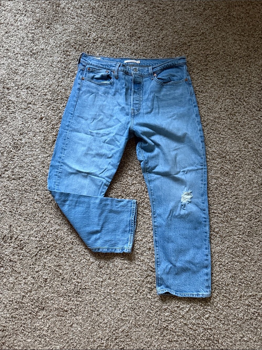 NWOT Levi's Wedgie Straight Women's Light Blue Straight Leg Jeans